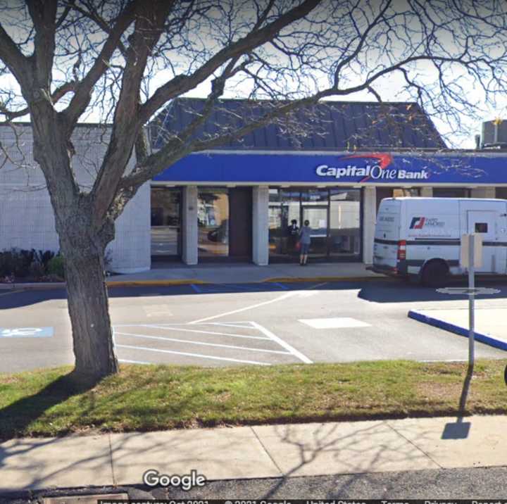 The Capital One branch on Jericho Turnpike in Commack.