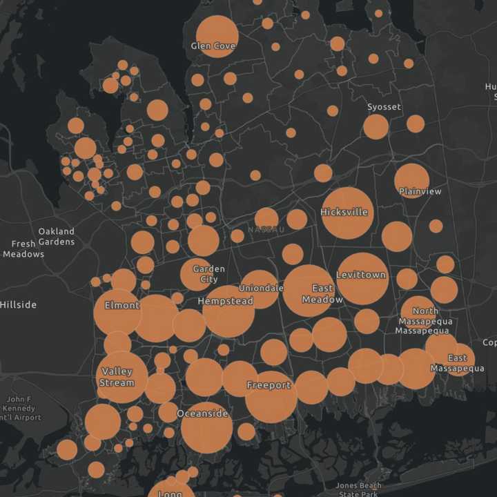 The Nassau County COVID-19 breakdown on Thursday, Dec. 30.