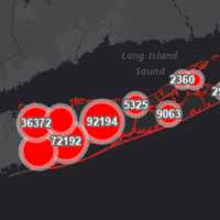 <p>The Suffolk County COVID-19 map on Thursday, Dec. 30.</p>