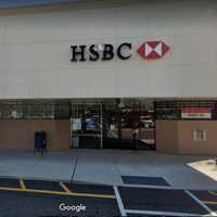 <p>The HSBC bank on Jericho Turnpike in Commack.</p>