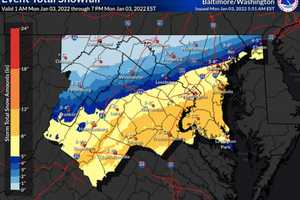 Nearly 12 Inches Of Snow Could Fall Across Parts Of Maryland