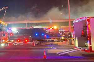 Firefighter Hurt Battling Massive Strip Mall Blaze In Parsippany: Developing