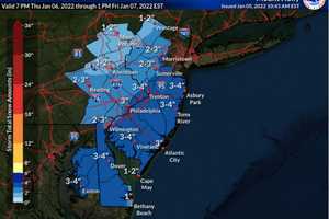 Higher Snow Totals Forecast For End Of Week Storm