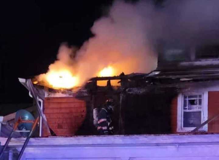 The Tuesday night fire that left a Hackettstown home uninhabitable was caused by a man who fell asleep while smoking a cigarette, authorities determined.