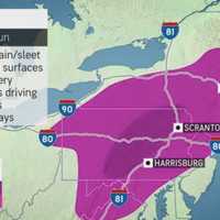 <p>Ice risk Saturday into Sunday</p>