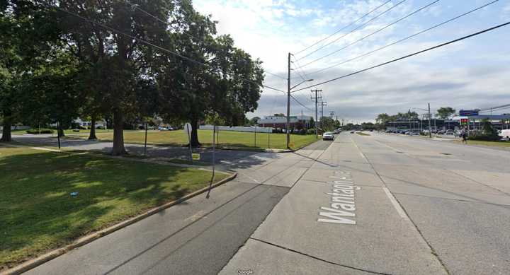 The driver struck a curb and fence on Wantagh Avenue before striking two other vehicles on Red Maple Drive North in Levittown.