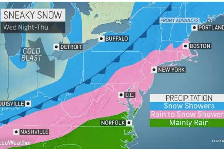 Wintry Mix Causing Slick Travel, School Closures, Delays; Likely Path Of New Storm Predicted