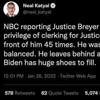 <p>Supreme court lawyer/law professor/former acting US Solicitor General Neal Katyal on Twitter.</p>