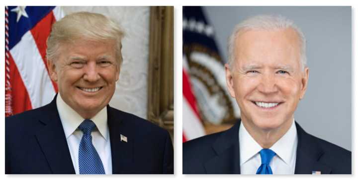 President-elect Donald Trump and President Joe Biden