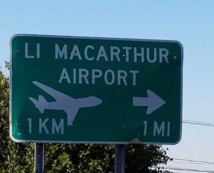 MacArthur Airport.