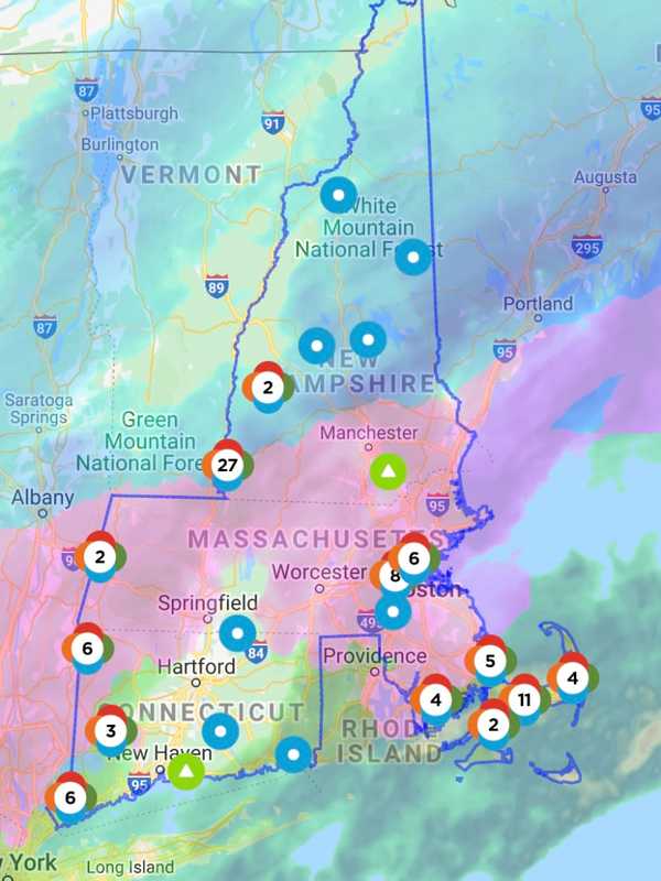 Power Outages Now Being Reported In Connecticut As Wintry Storm Sweeps Through