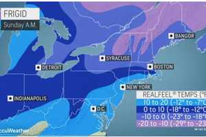 Post-Storm Wave Of Arctic Air Leads To Icy Conditions, Bitter Cold