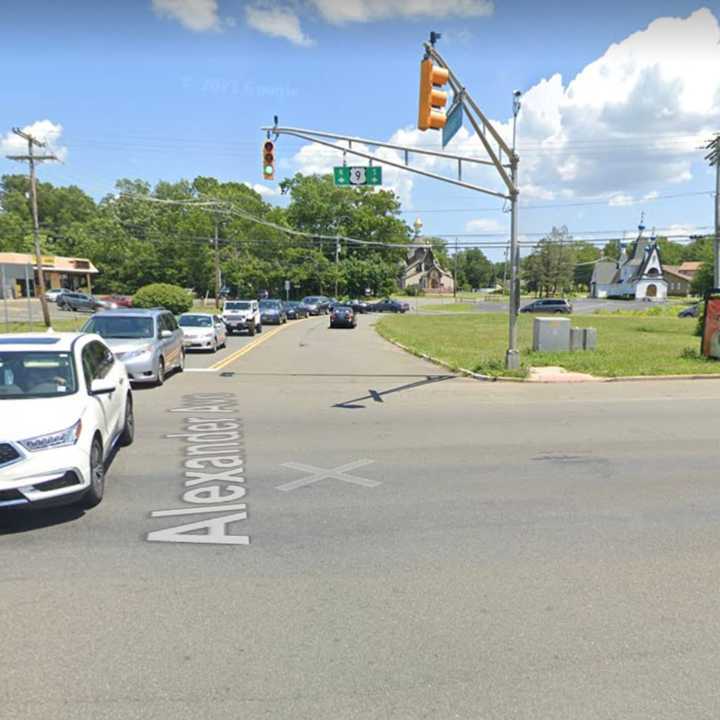 Route 9 at Alexander Avenue