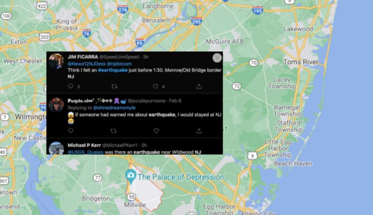 'Earthquake'Like Rumbling Rattles South Jersey, Shaken Residents Take