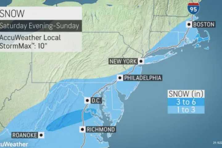 Snow Could Close Out Warm Weekend In Baltimore Area