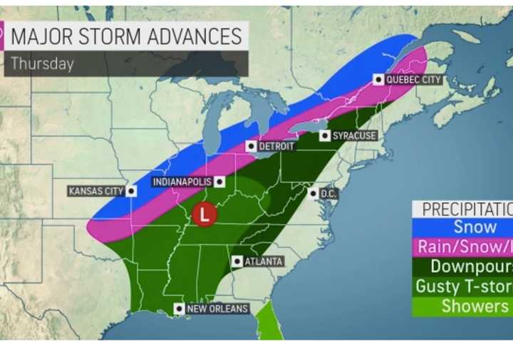 Strong New Storm Will Bring 60 MPH Winds To Region, National Weather Service Says