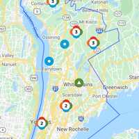 <p>The Con Edison outage map on Friday, Feb. 18.</p>