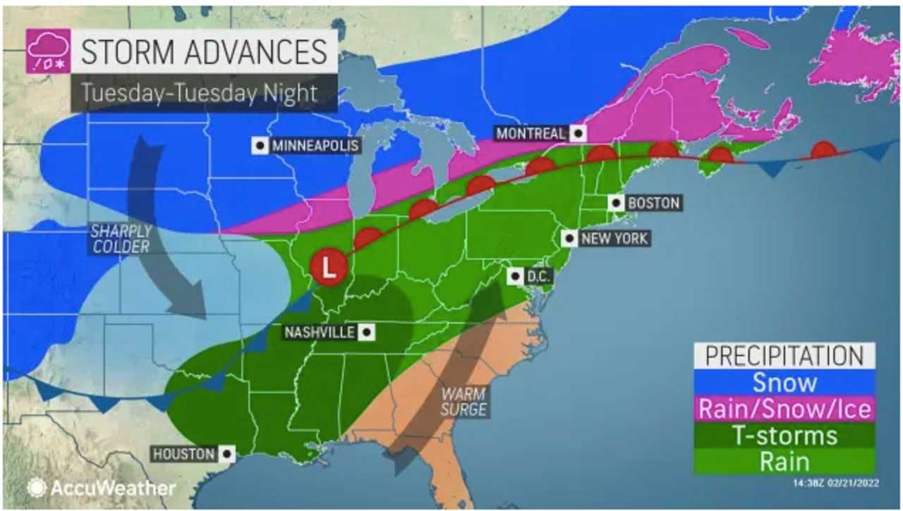 Stormy Week Will Include New Round Of Snow, Wintry Precipitation: Here ...