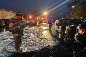 Crews Douse ‘Stubborn’ 3-Car Fire In Morris County (PHOTOS)