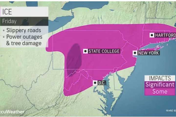 Icy Mix Of Freezing Rain, Sleet, Snow Causes Hazardous Travel, Many School Closures