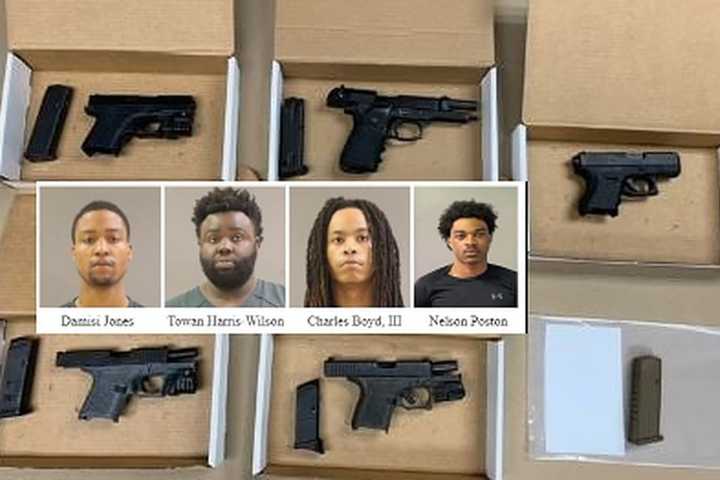 'We Will Find You': 5 Handguns, Loaded Mag, Drugs Seized In Annapolis Shootings