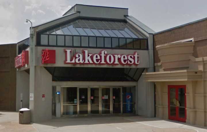 The entrance to the Lakeforest Mall in Gaithersburg