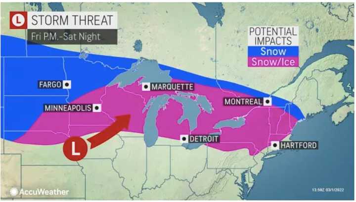 New Winter Storm To Bring Mix Of Snow, Sleet, Rain To Region: Here's ...