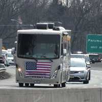 <p>Truckers&#x27; convoy</p>