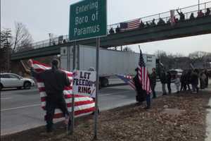 Trucker Freedom Convoy Passes Through Bergen County (PHOTOS)