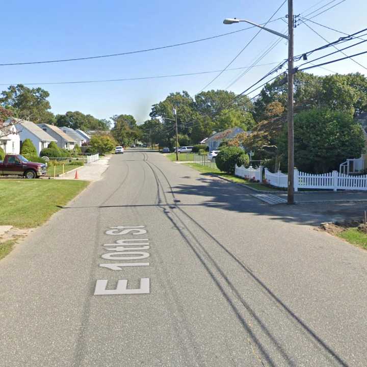 East 10th Street between Varney and Mulford Avenues