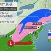 <p>Storm predictions for Wednesday, March 9.</p>