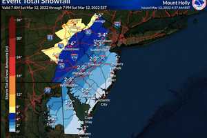 Updated Snow Projections For Saturday's Storm In Maryland