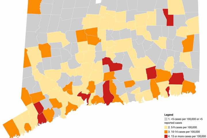 COVID-19: Positivity Rate Below 2.5 Percent In CT, 62 New Deaths Reported