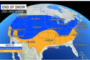 Will There Be More Snow Even Though Spring Has Sprung? Forecasters Say It's Possible