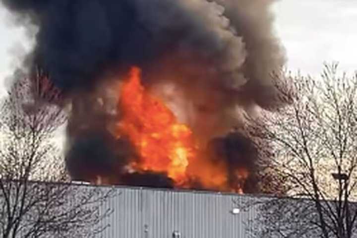 2 Firefighters Hurt Battling Pepsi Co Fire