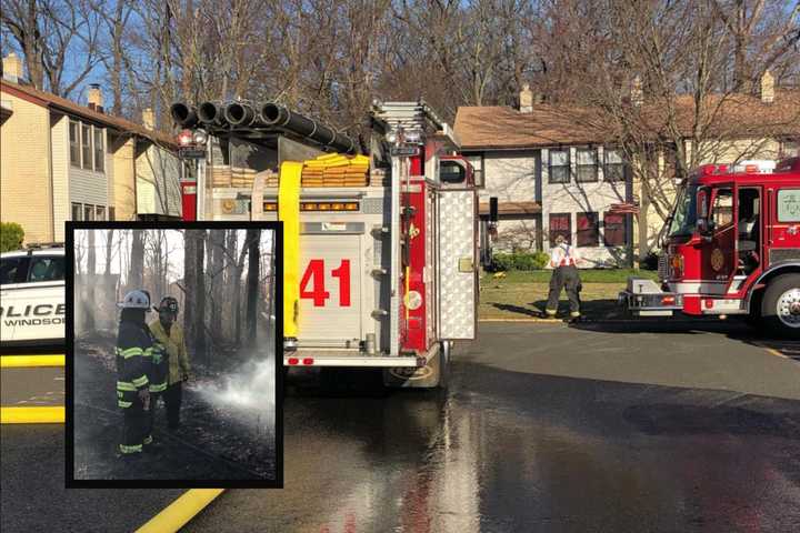 Crews Douse ‘Significant’ Brush Fire Next To Mercer County Apartment Complex (PHOTOS)