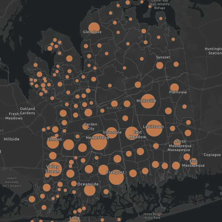 The Nassau County COVID-19 breakdown on Wednesday, March 23