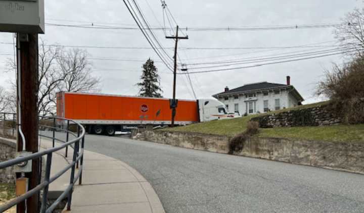 A truck became disabled and caused a street closure in Blairstown Wednesday afternoon, authorities said.