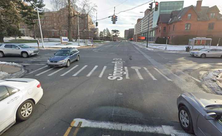 Sigourney Street and Farmington in Hartford.