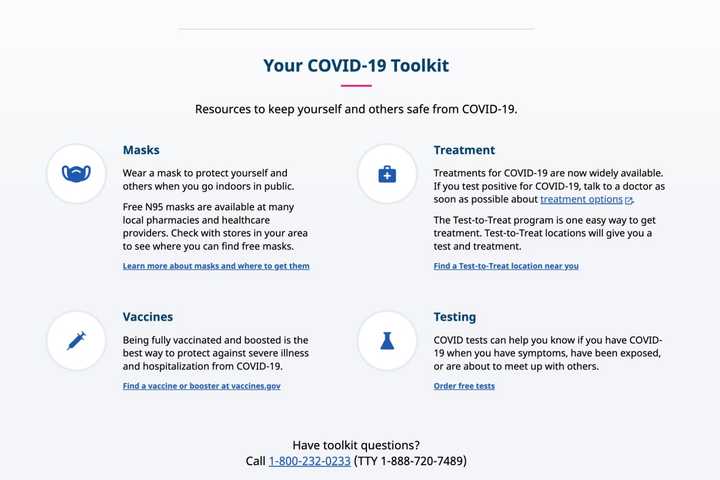 COVID-19: New One-Stop Site Launched For Info On Vaccines, Tests, Treatments, Masks