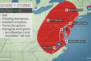 Tornados Not Ruled Out As Thunderstorms With 60 MPH Winds Head To Northeast