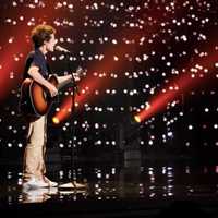 <p>Cole Hallman and Candace Baker perform &quot;How Sweet It Is&quot; on &quot;American Idol.&quot;</p>