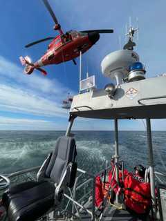 US Coast Guard Rescues Fisherman Off Jersey Shore
