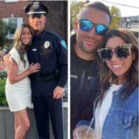 <p>Officer Pizzanelli and his girlfriend, Riana McShea.</p>