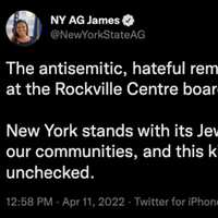 <p>New York AG Letitia James on Twitter.</p>