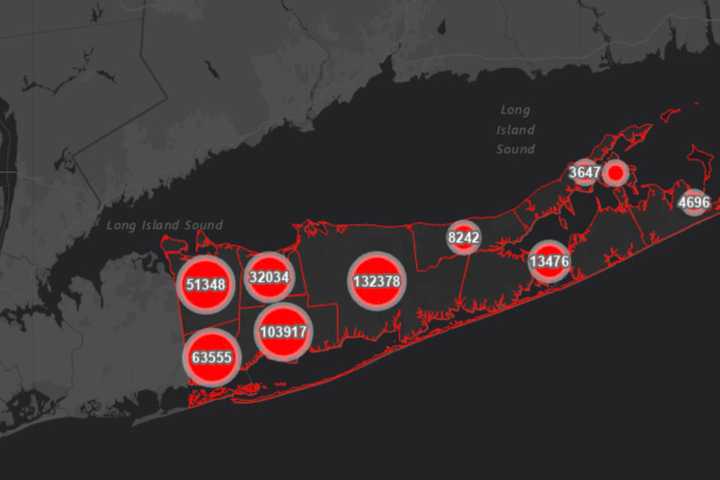 COVID-19: Long Island Sees New Increases In Cases, Positive-Test Rate; Breakdown By Community