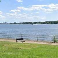 <p>The view of the Potomac River from Ohio</p>