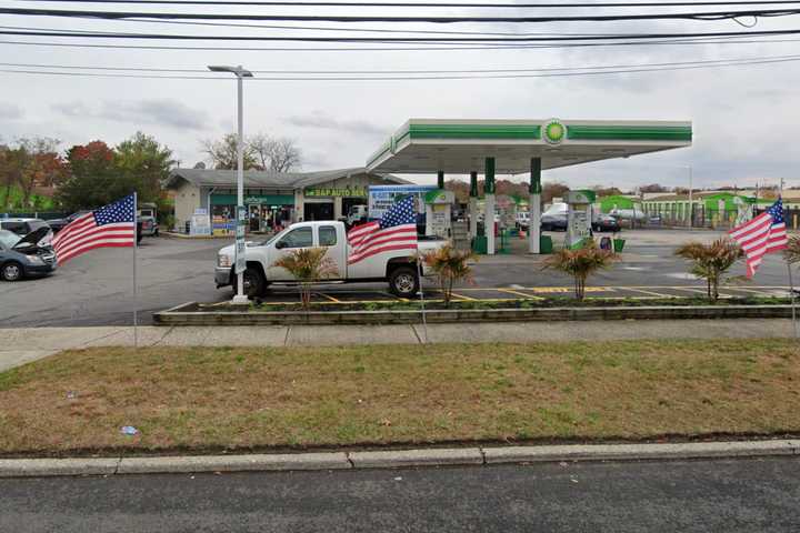 Fire Breaks Out At Long Island Gas Station