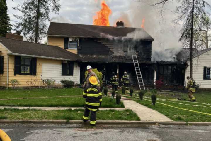 Fire Displaces Woodbury Family