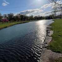 <p>Passaic&#x27;s Hughes Lake in Third Ward Park on Thursday, April 28.</p>